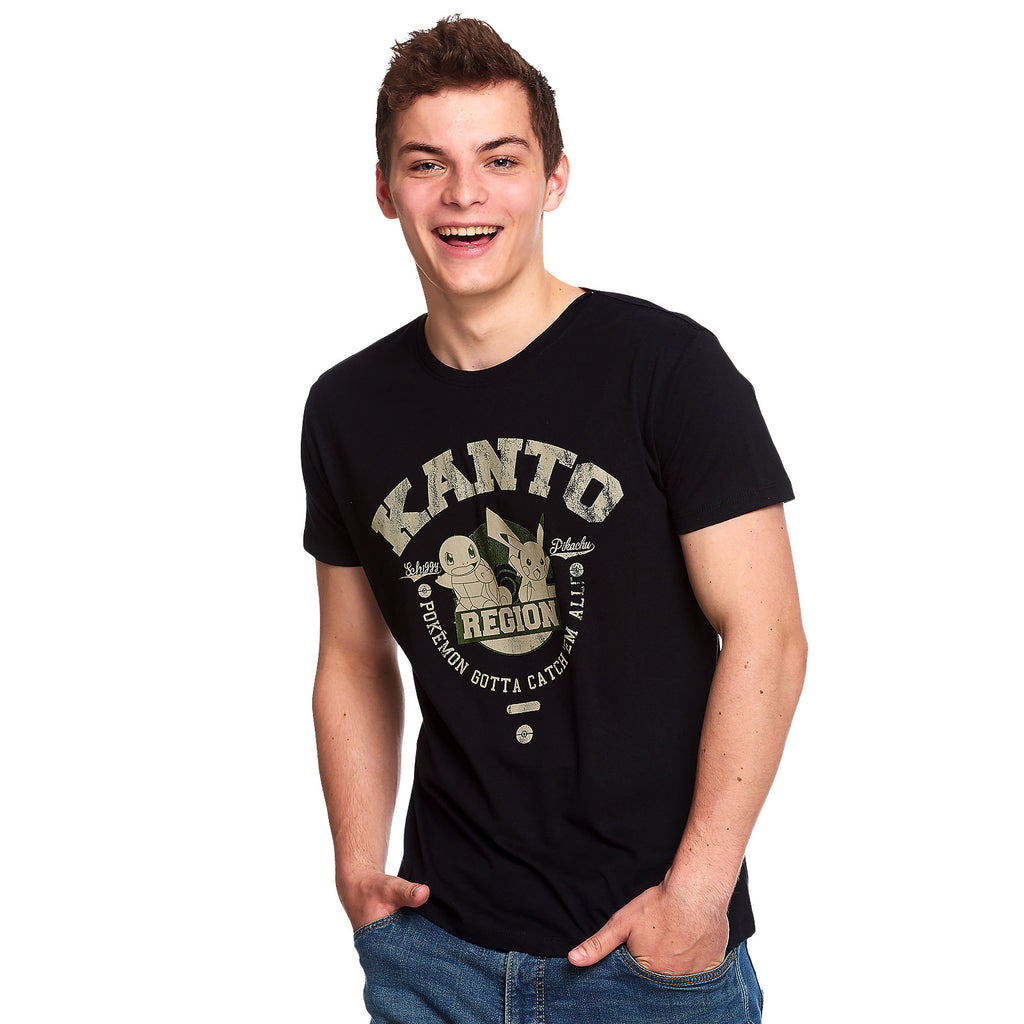 Produktbild Pokemon - Kanto Region Starter T-Shirt schwarz