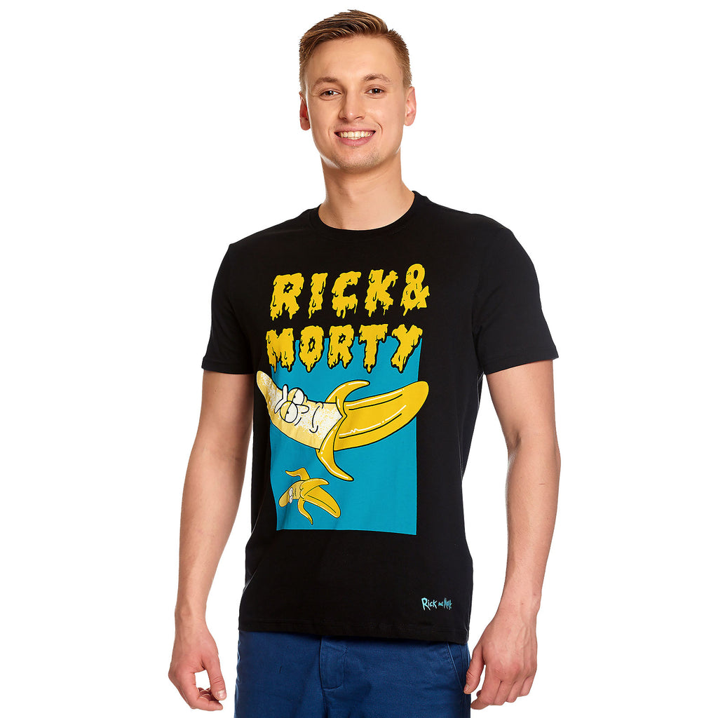 Produktbild Rick and Morty - Low Hanging Banana T-Shirt schwarz