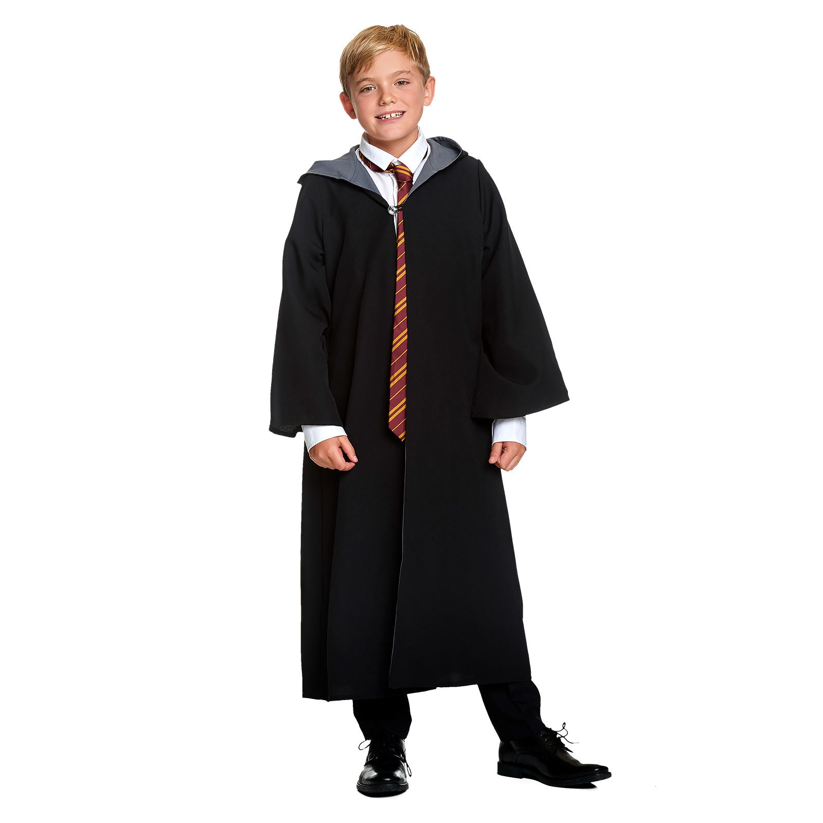 Produktbild Zauberer Kinder Kostüm Robe mit Kapuze für Harry Potter Fans