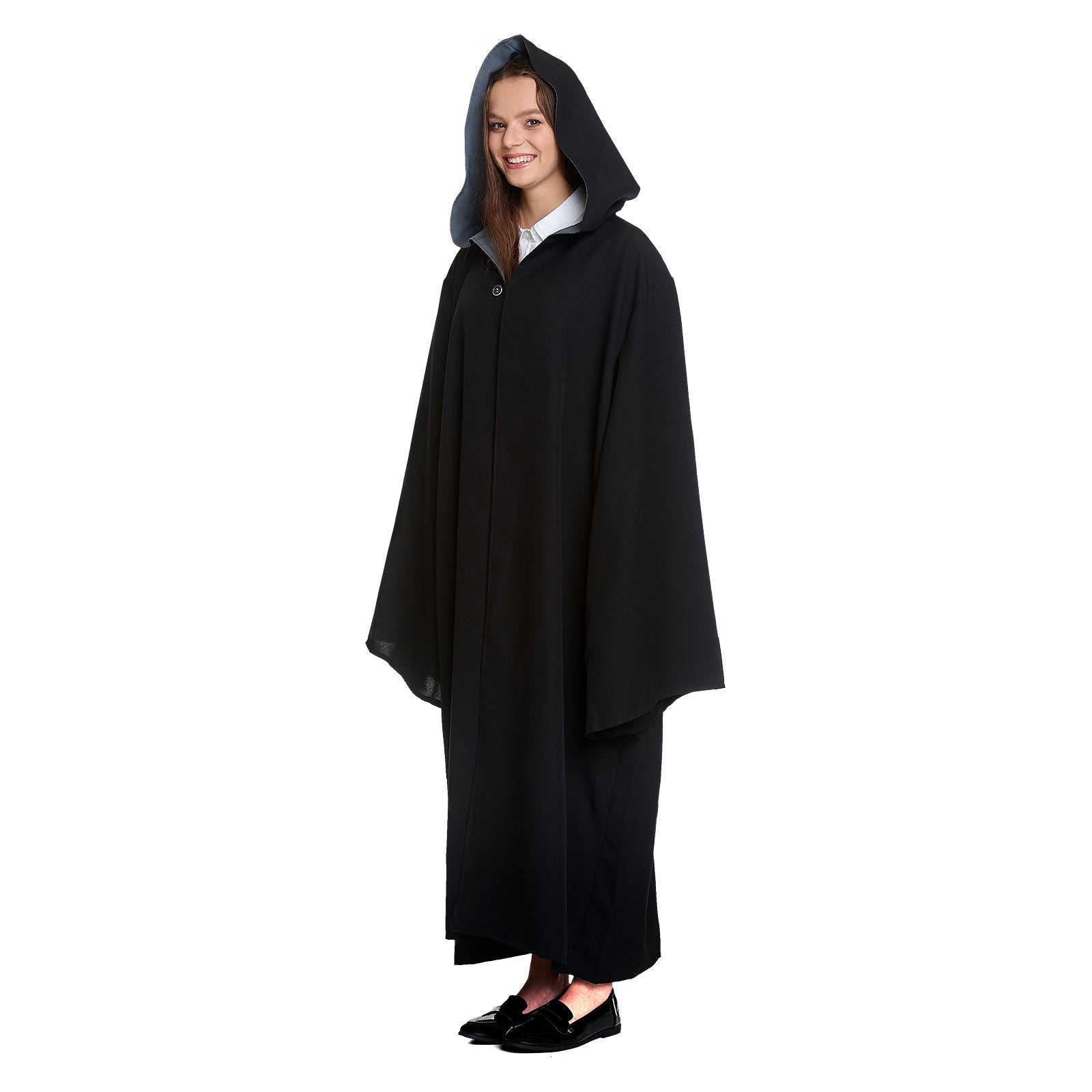 Produktbild Zauberer Kostüm Robe mit Kapuze für Harry Potter Fans