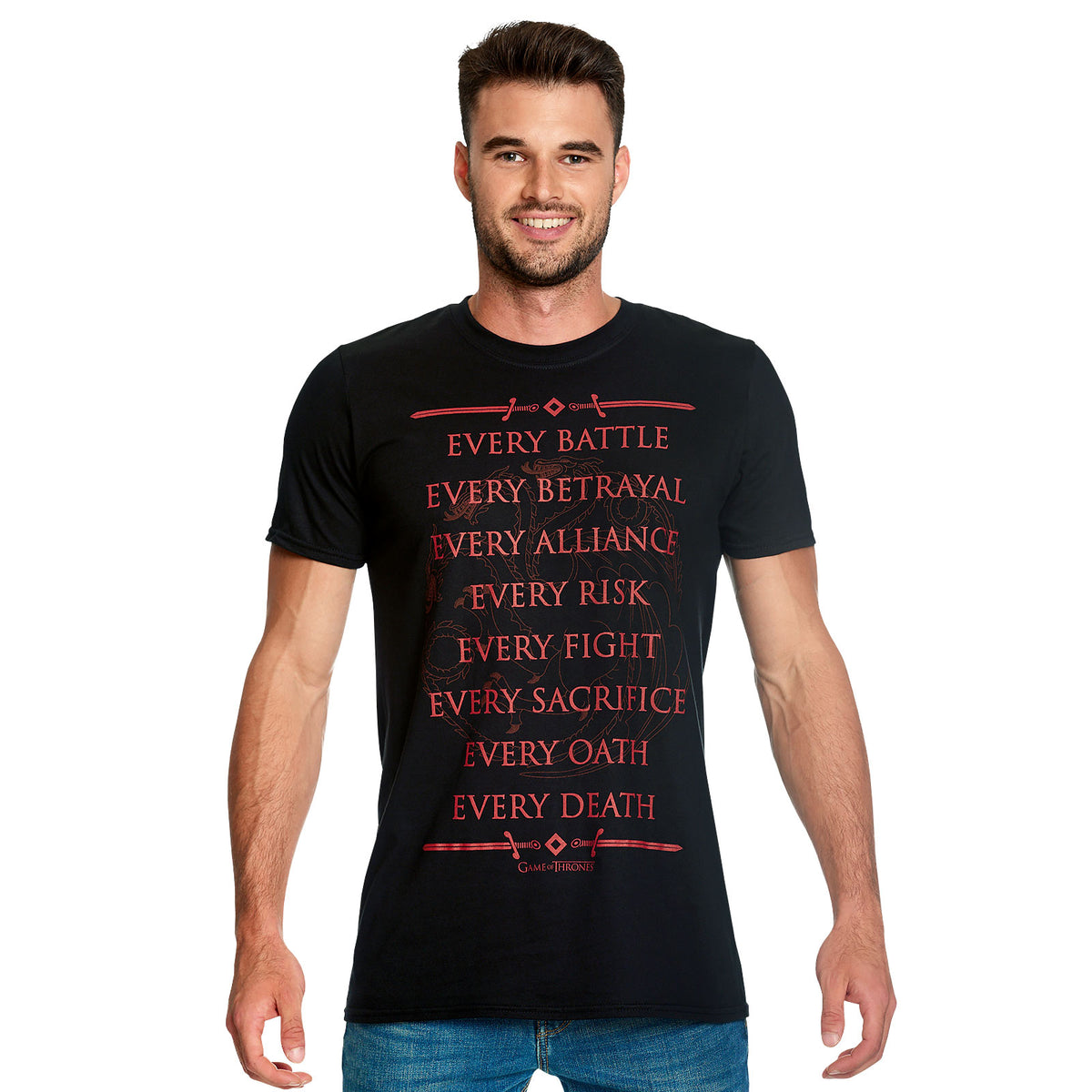 Produktbild Targaryen For The Throne T-Shirt schwarz - Game of Thrones
