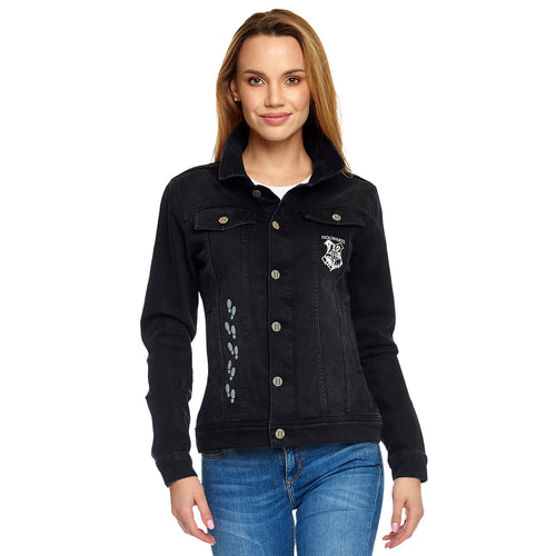 Produktbild Harry Potter - Karte des Rumtreibers Jeansjacke Damen schwarz