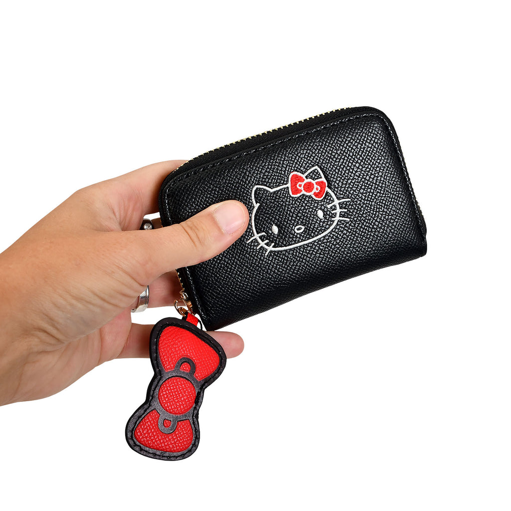 Produktbild Hello Kitty - Logo Kleingeldbörse schwarz