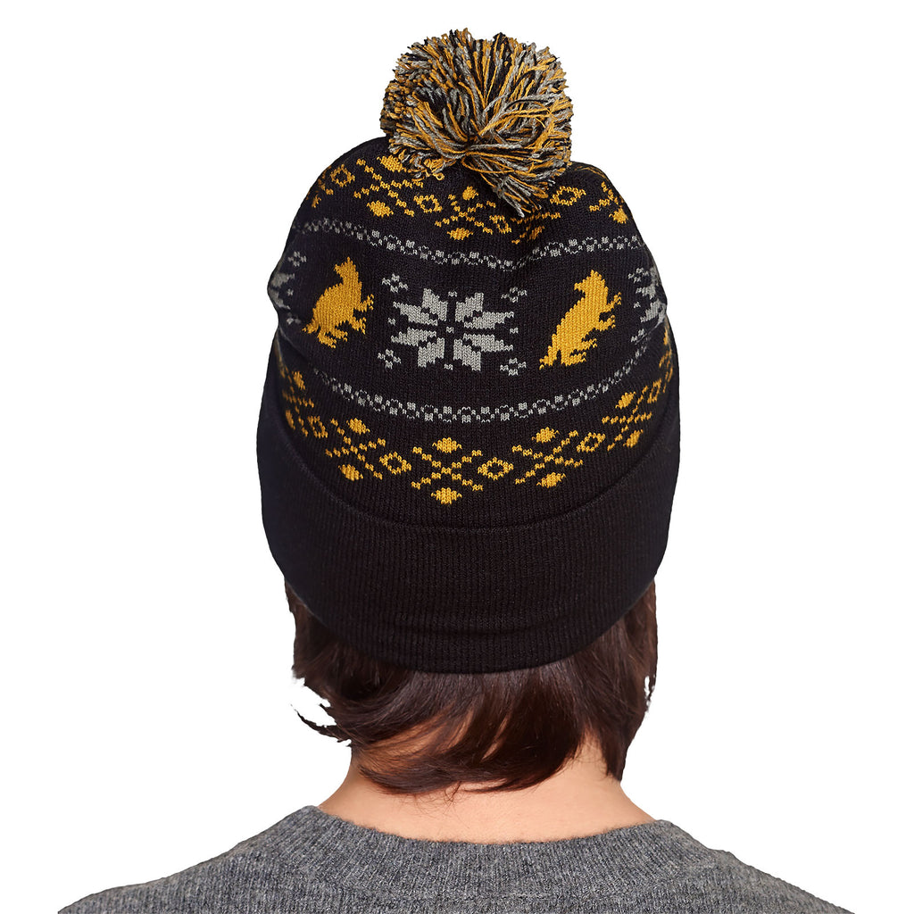 Produktbild Harry Potter - Hufflepuff Norwegermütze schwarz