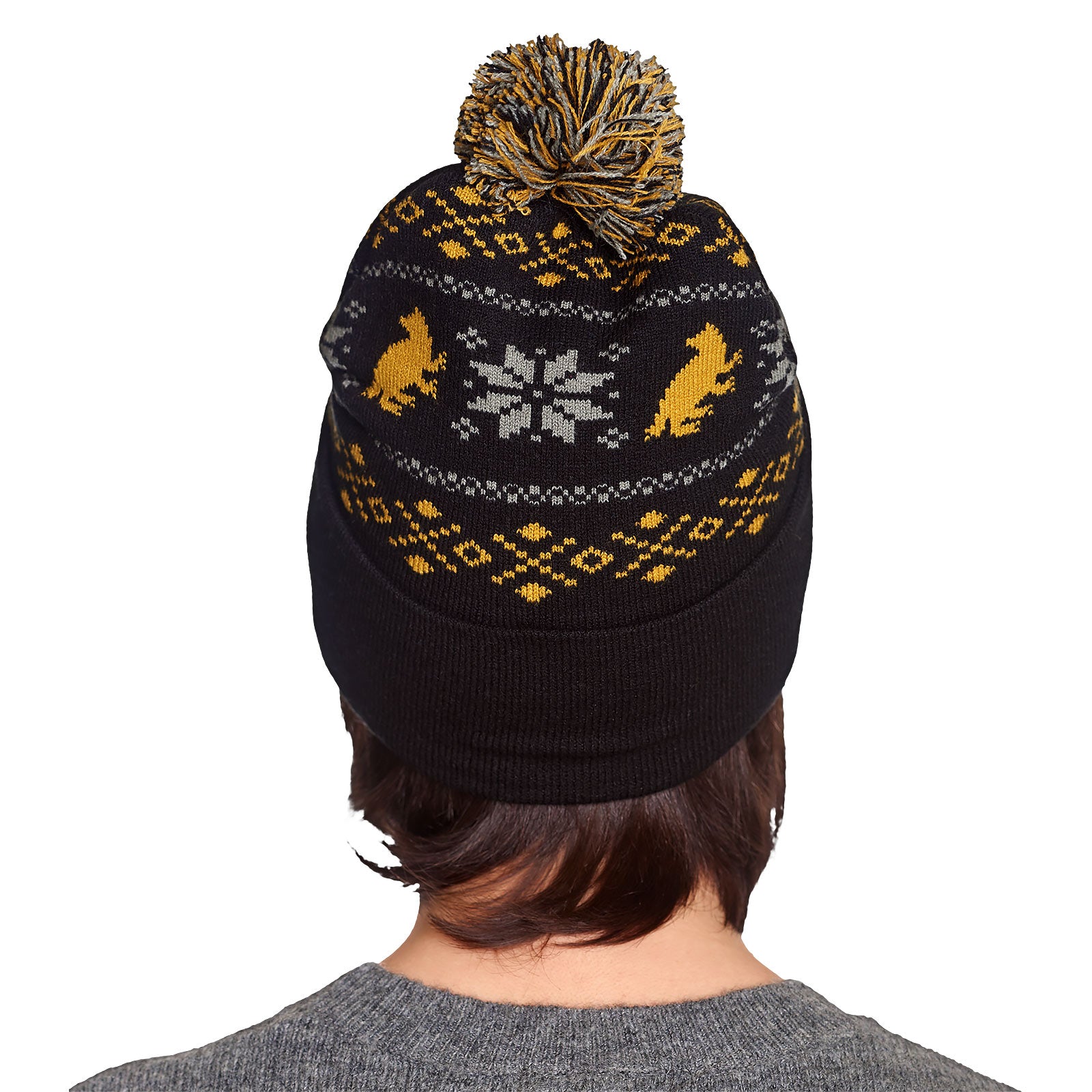 Produktbild Harry Potter - Hufflepuff Norwegermütze schwarz