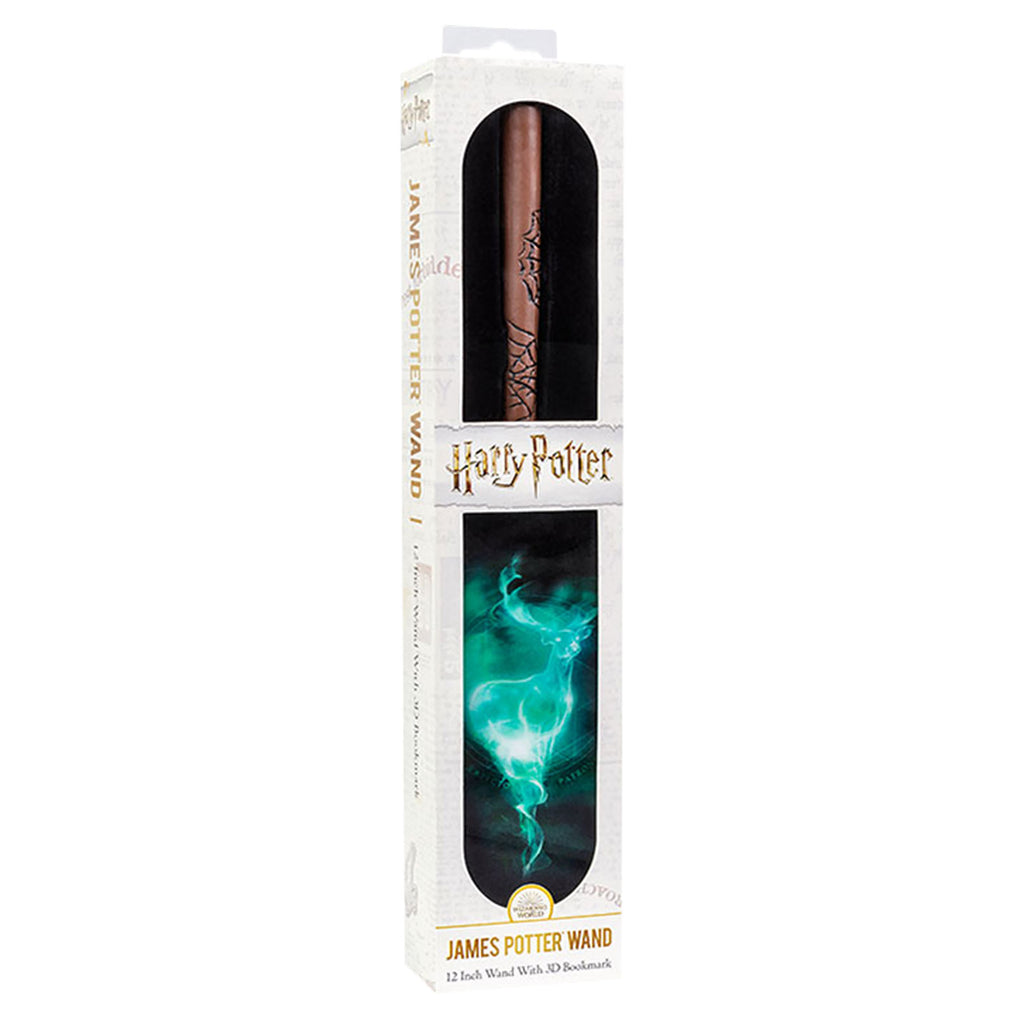 Produktbild James Potter Zauberstab für Jungzauberer mit Lesezeichen - Harry Potter