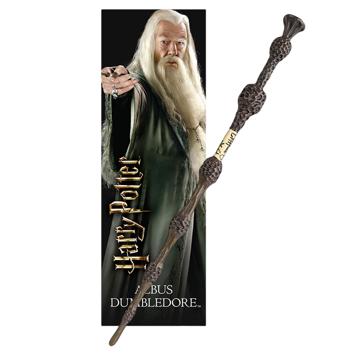 Produktbild Dumbledore Zauberstab für Jungzauberer mit Lesezeichen - Harry Potter