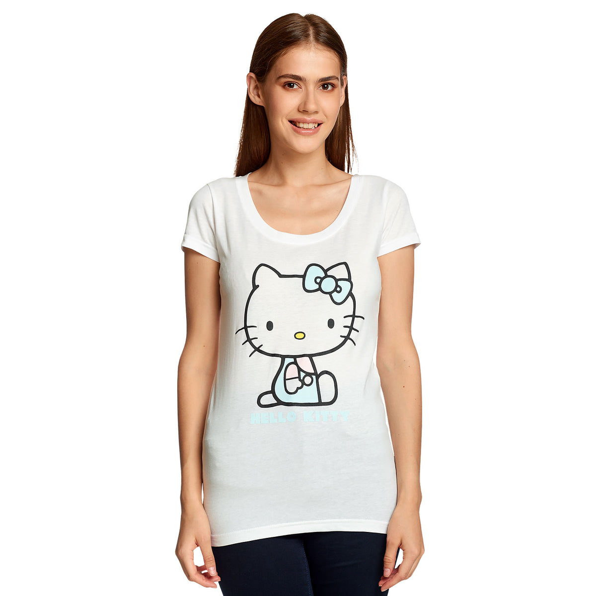 Produktbild Hello Kitty - Pastel Kitty T-Shirt Damen weiß