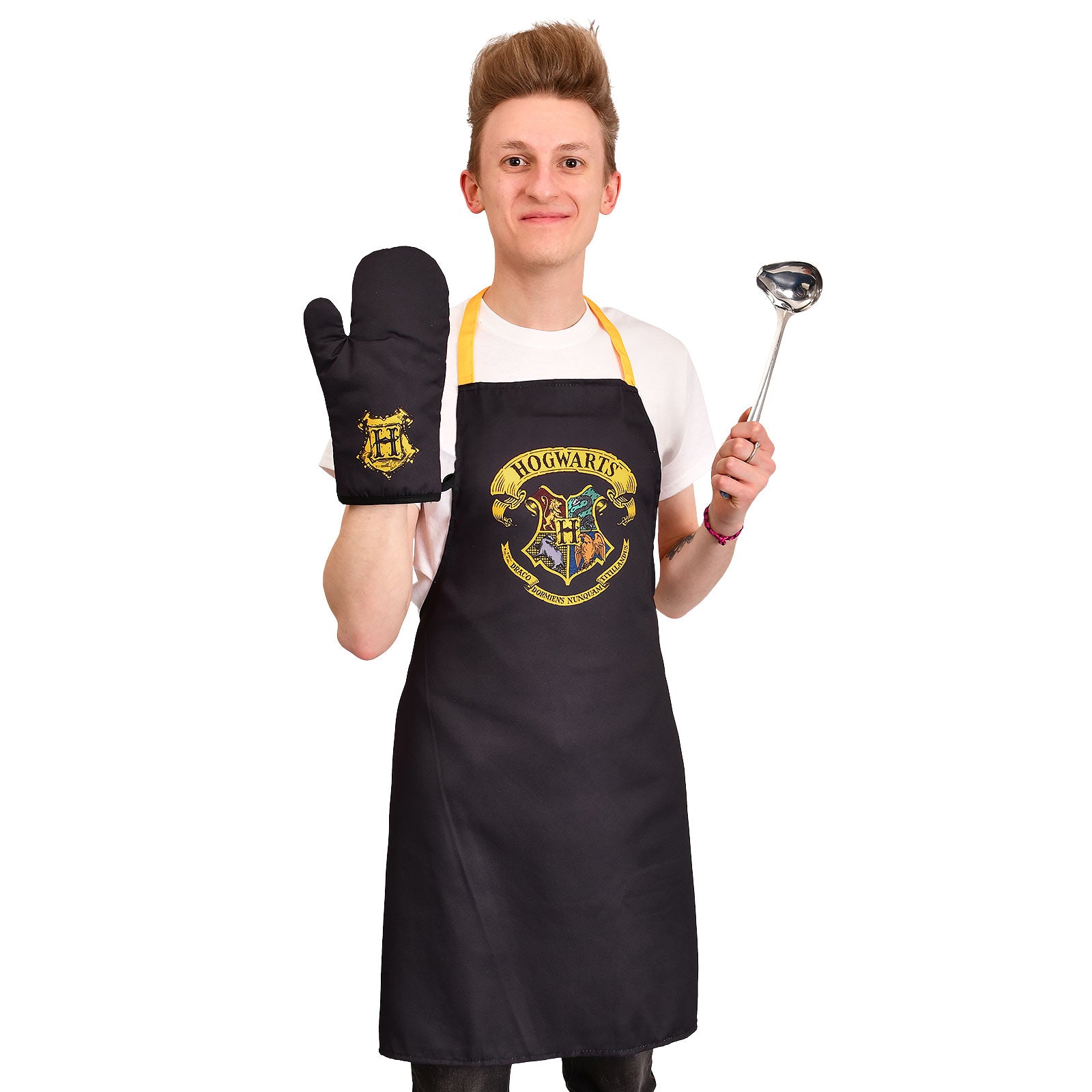 Produktbild Harry Potter - Hogwarts Schürze mit Ofenhandschuh