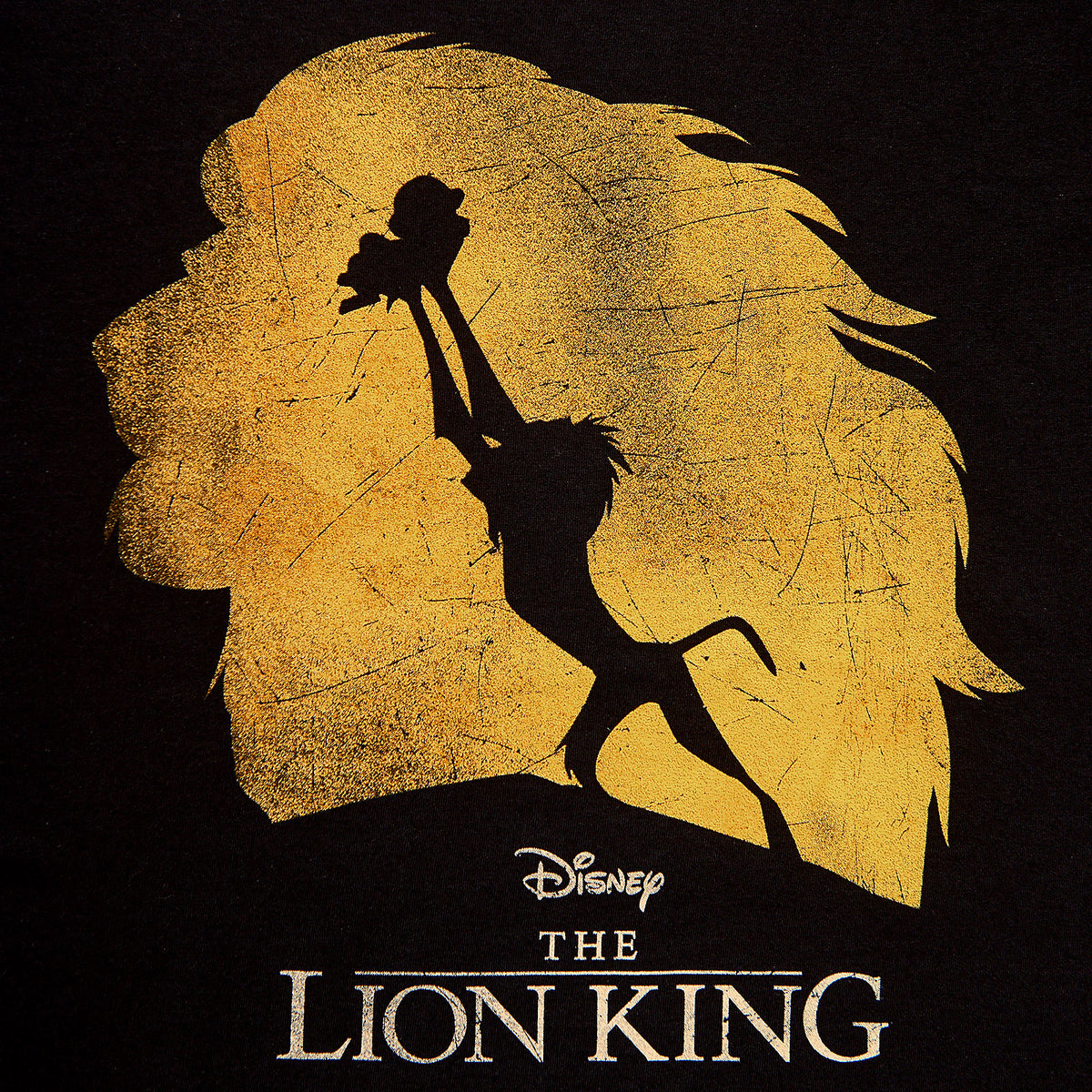 Produktbild König der Löwen - Silhouette T-Shirt schwarz