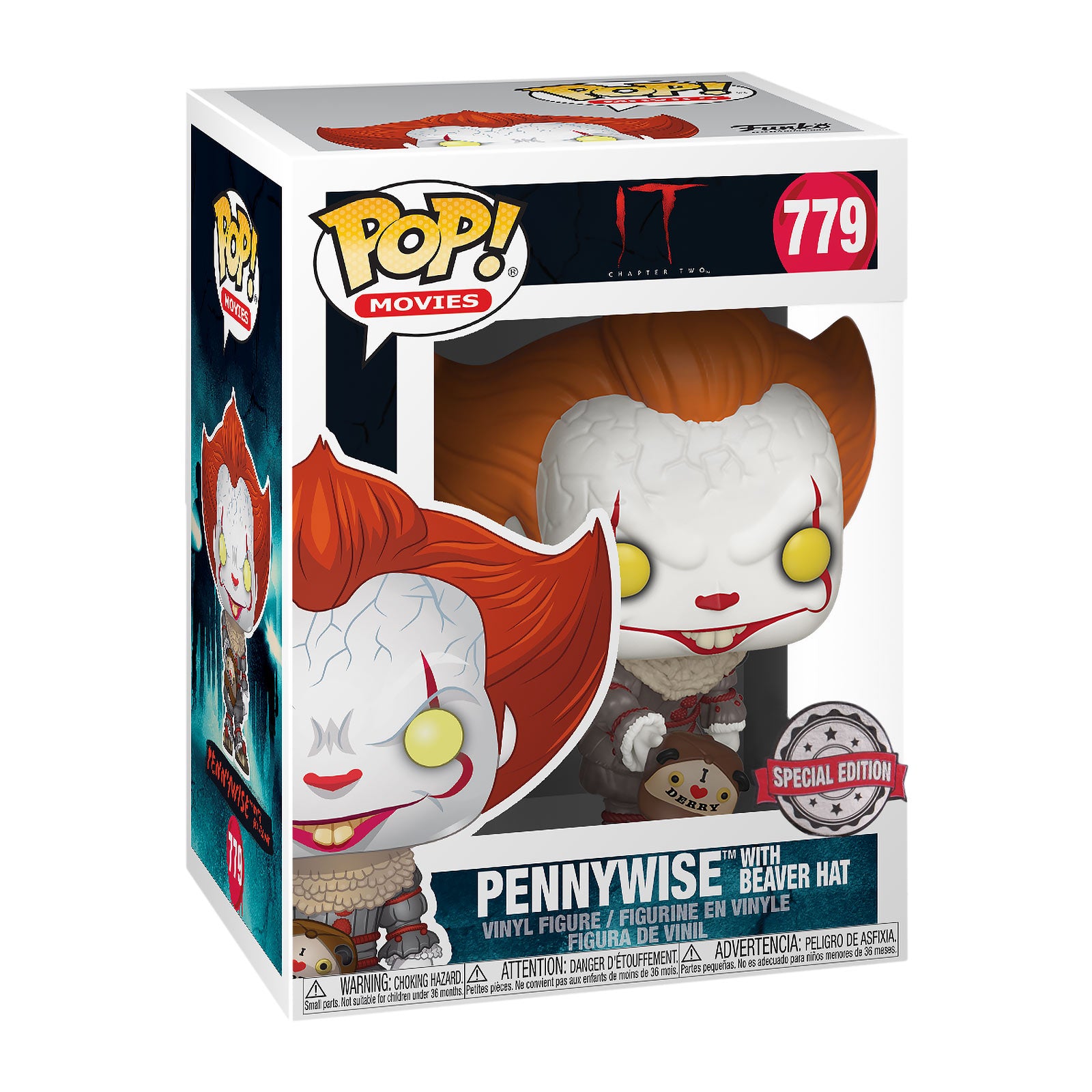 Product image Stephen King's ES - Pennywise Beaver Hat Funko Pop Figurine