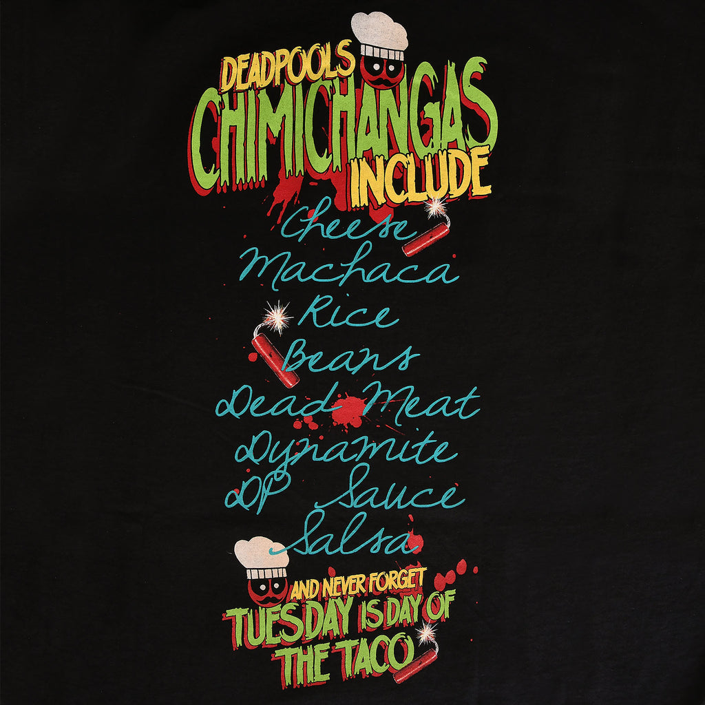 Produktbild Deadpool - Chimichangas Love T-Shirt schwarz