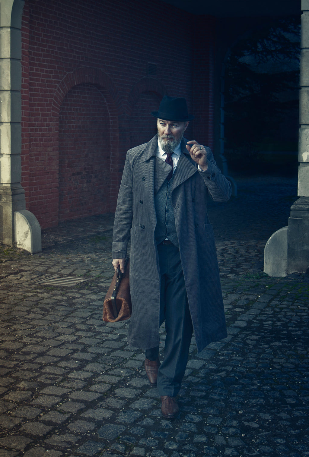 Produktbild Professoren Mantel grau