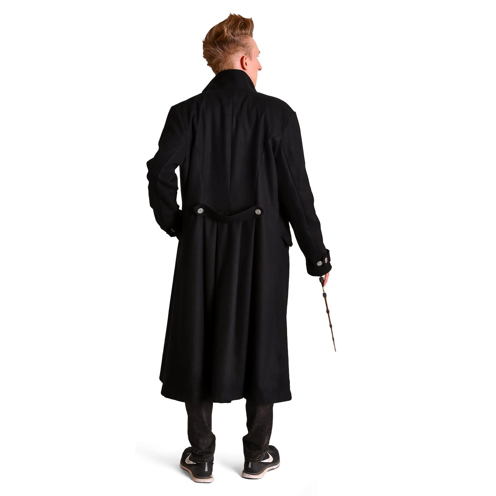 Produktbild Dunkler Magier Mantel schwarz
