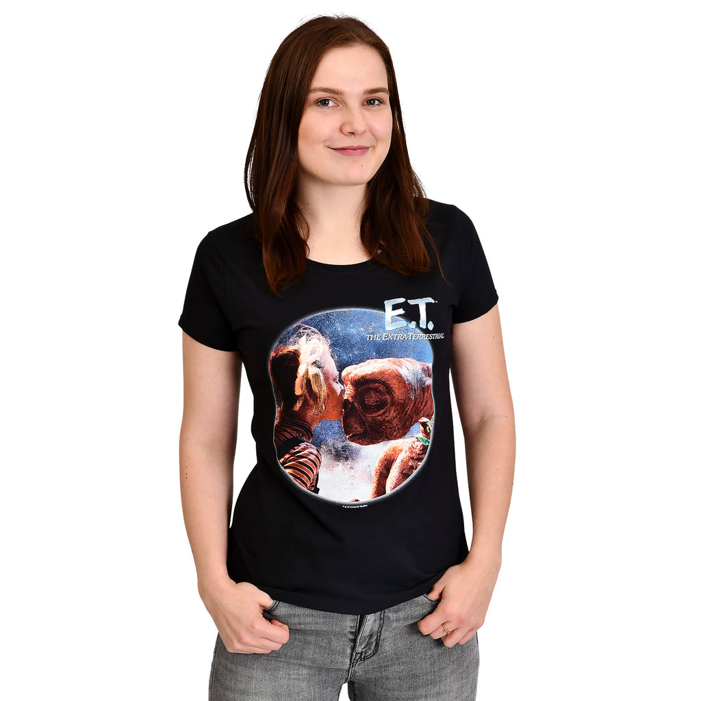 Produktbild E.T. und Gertie T-Shirt Damen schwarz