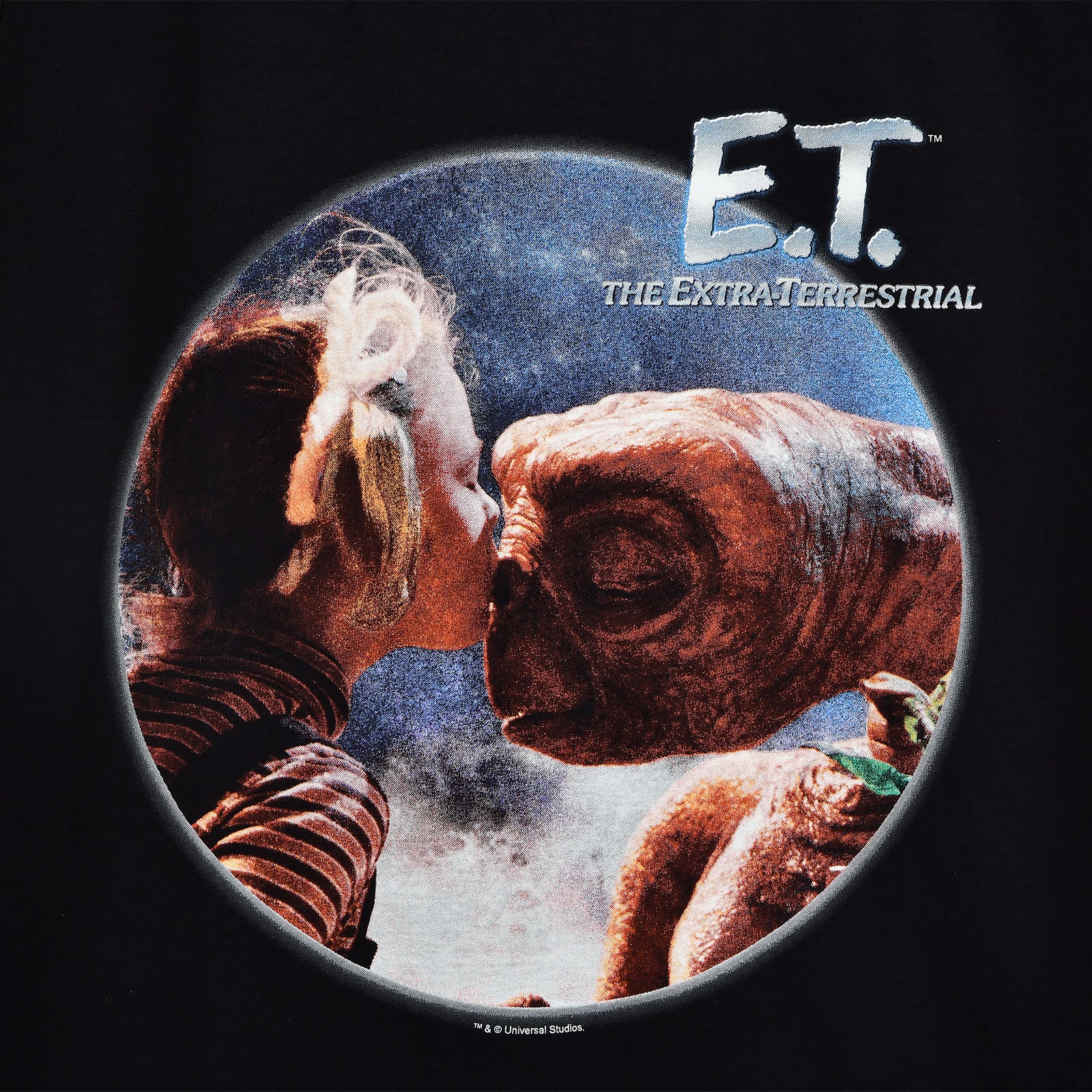 Produktbild E.T. und Gertie T-Shirt Damen schwarz