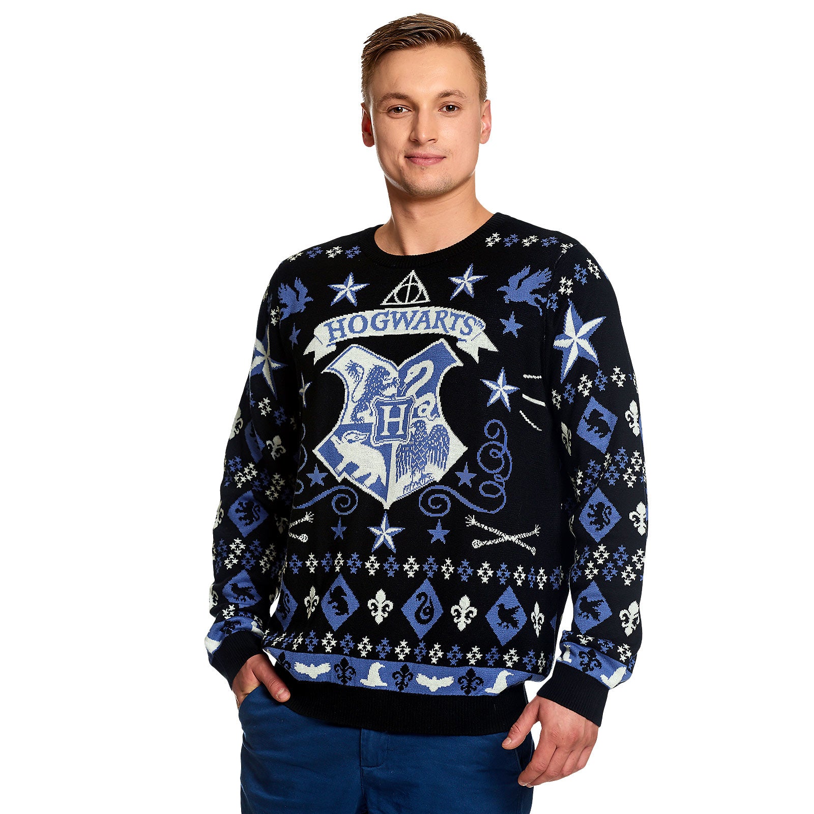 Produktbild Harry Potter - Hogwarts Wappen Strickpullover