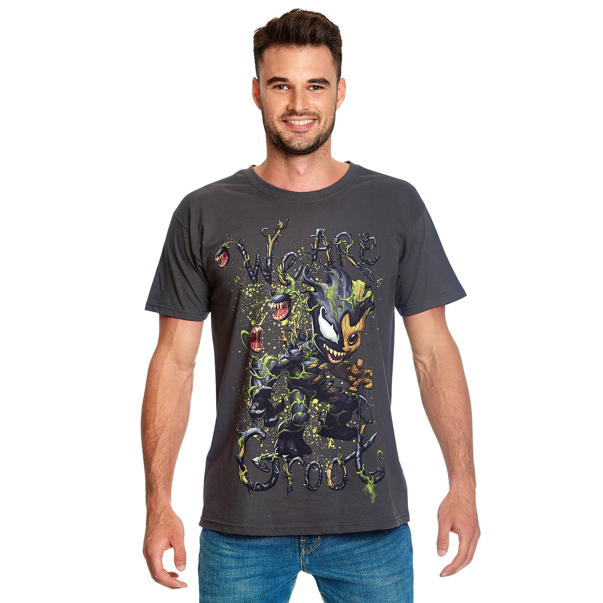 Produktbild Guardians of the Galaxy - Venomized Groot T-Shirt grau