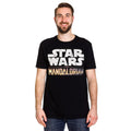 Produktbild The Mandalorian Logo Intro T-Shirt schwarz - Star Wars