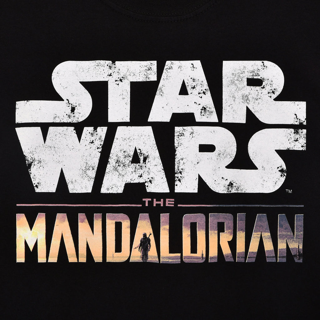 Produktbild The Mandalorian Logo Intro T-Shirt schwarz - Star Wars