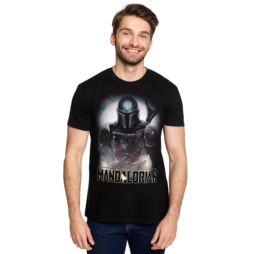 Produktbild The Mandalorian Fighter T-Shirt schwarz - Star Wars