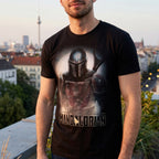 Produktbild The Mandalorian Fighter T-Shirt schwarz - Star Wars