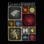 Produktbild Game of Thrones - Häuser Wappen T-Shirt schwarz