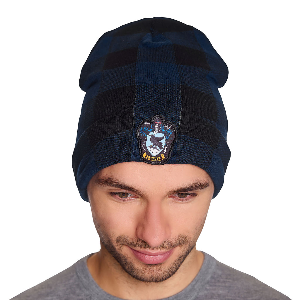 Produktbild Harry Potter - Ravenclaw Wappen Karo Mütze