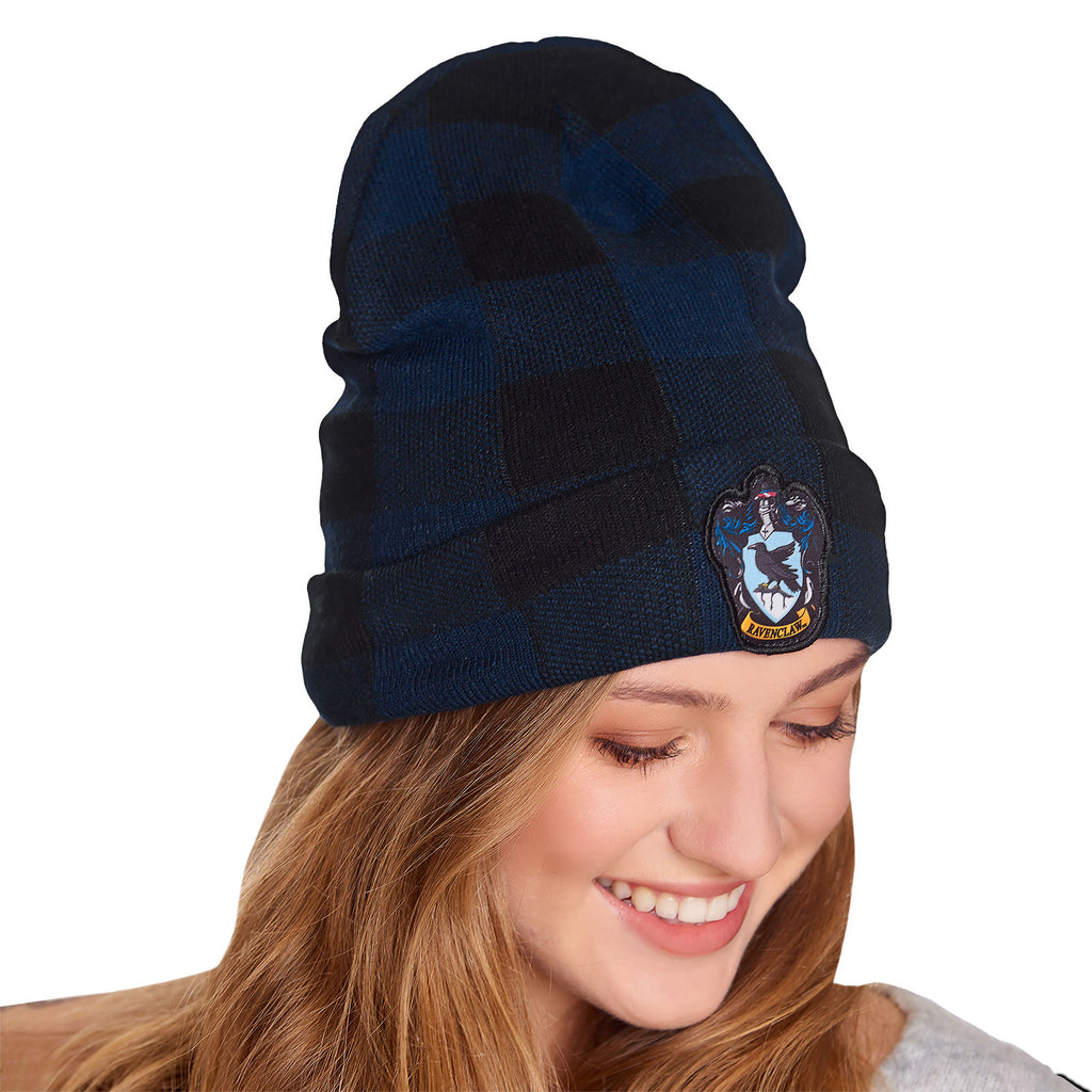 Produktbild Harry Potter - Ravenclaw Wappen Karo Mütze