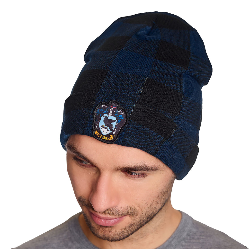 Produktbild Harry Potter - Ravenclaw Wappen Karo Mütze