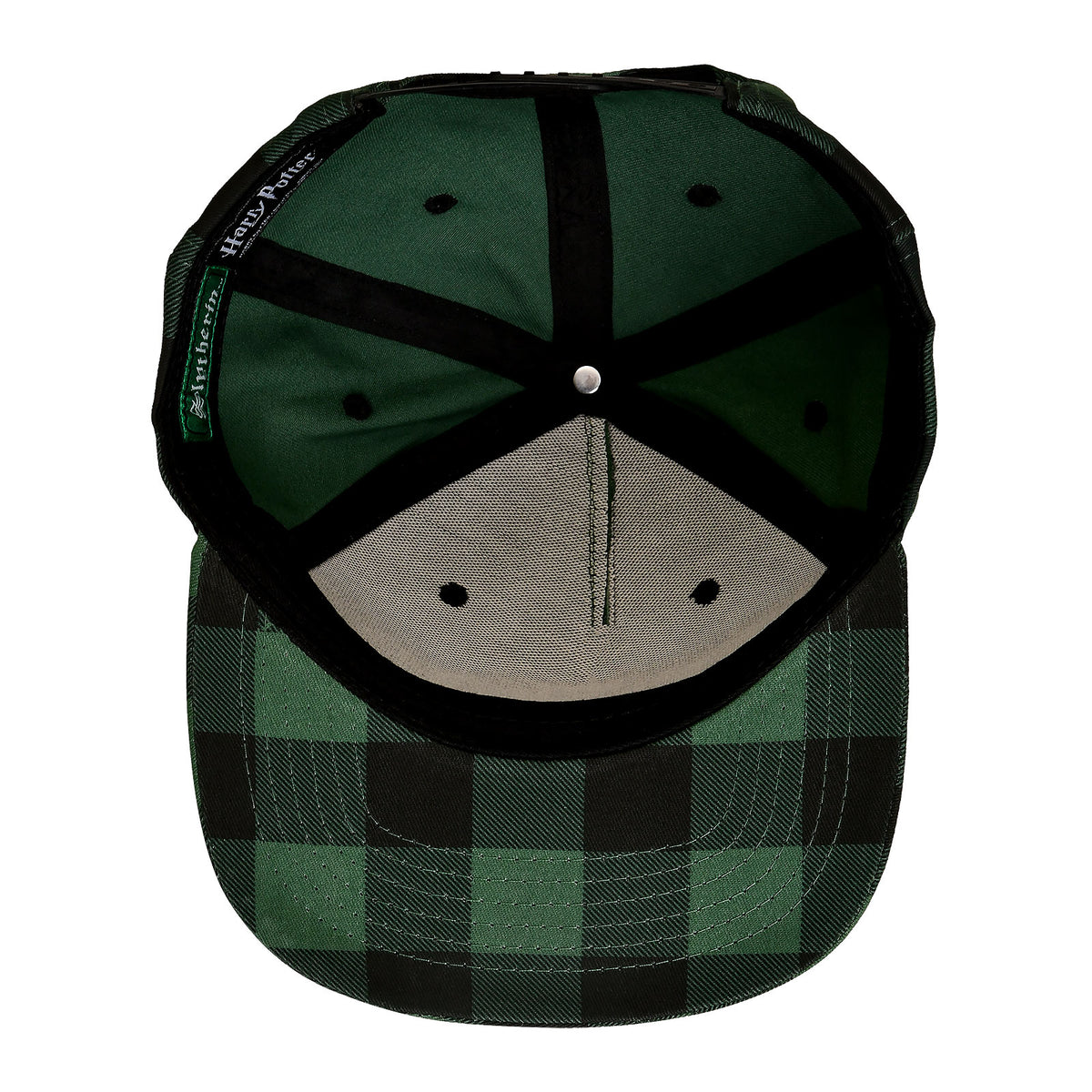 Produktbild Harry Potter - Slytherin Wappen Karo Snapback Cap