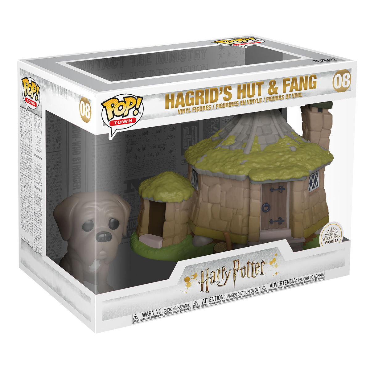 Produktbild Harry Potter - Hagrids Hütte mit Fang Funko Pop Figuren Set