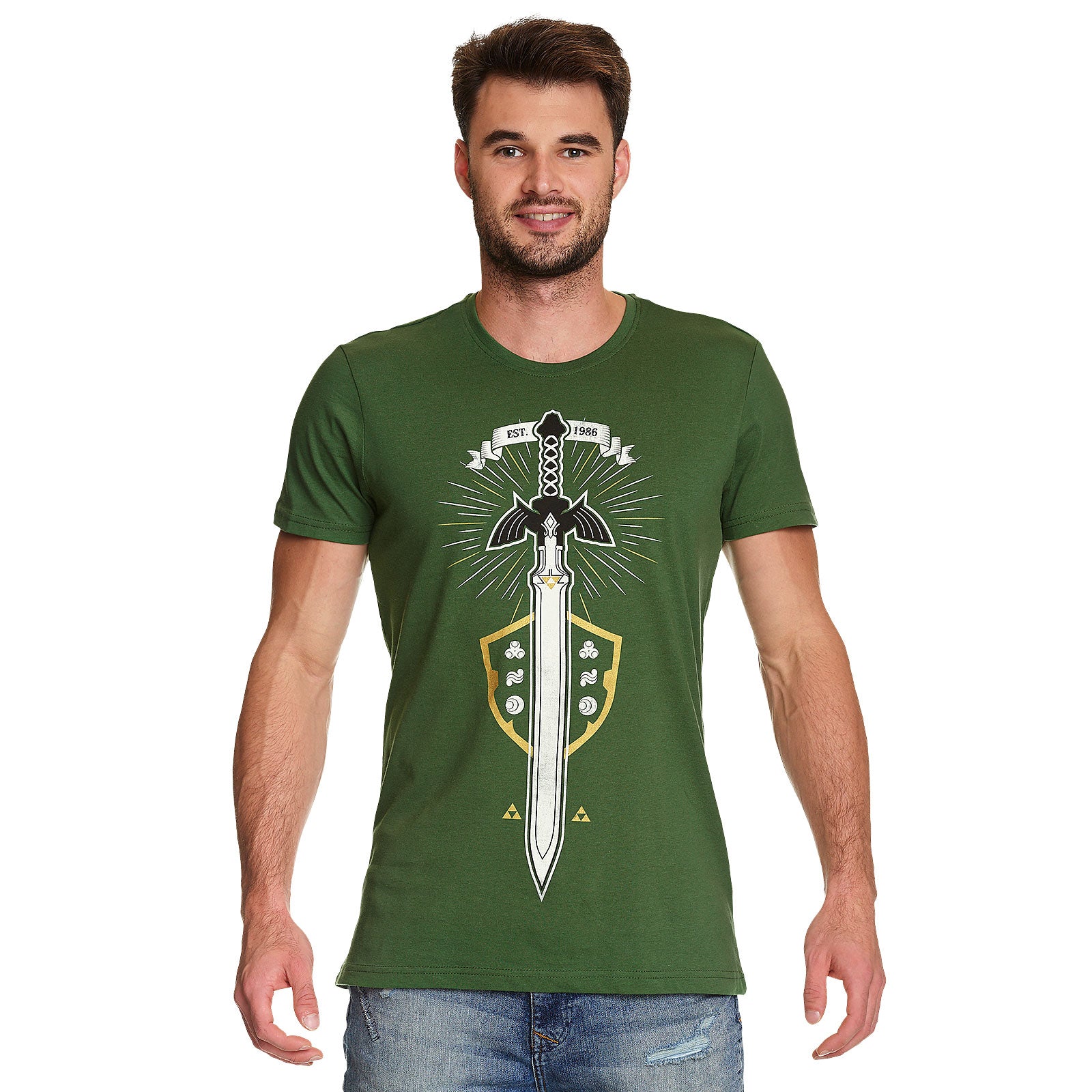 Produktbild Zelda - Masterschwert T-Shirt grün