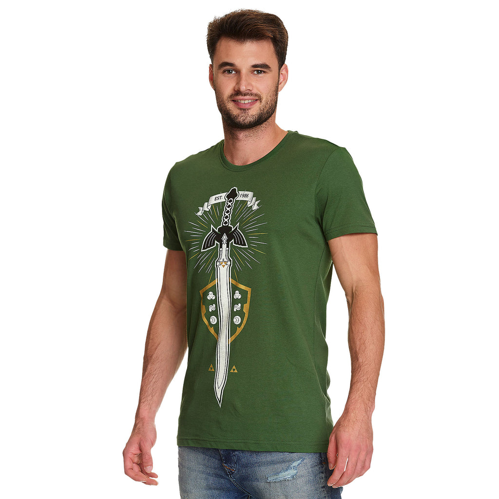 Produktbild Zelda - Masterschwert T-Shirt grün