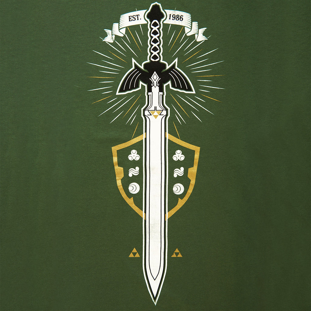 Produktbild Zelda - Masterschwert T-Shirt grün