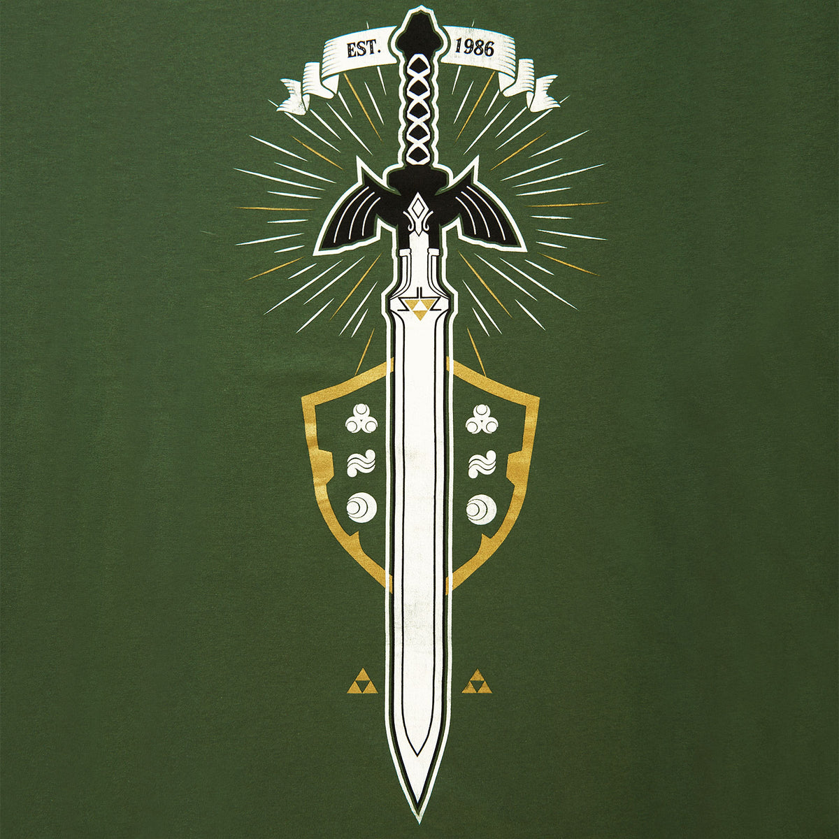 Produktbild Zelda - Masterschwert T-Shirt grün