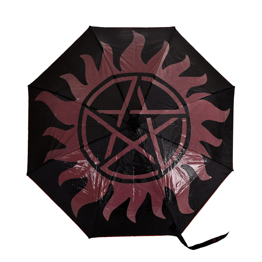 Produktbild Supernatural - Anti Possession Symbol Schirm mit Aqua Effekt