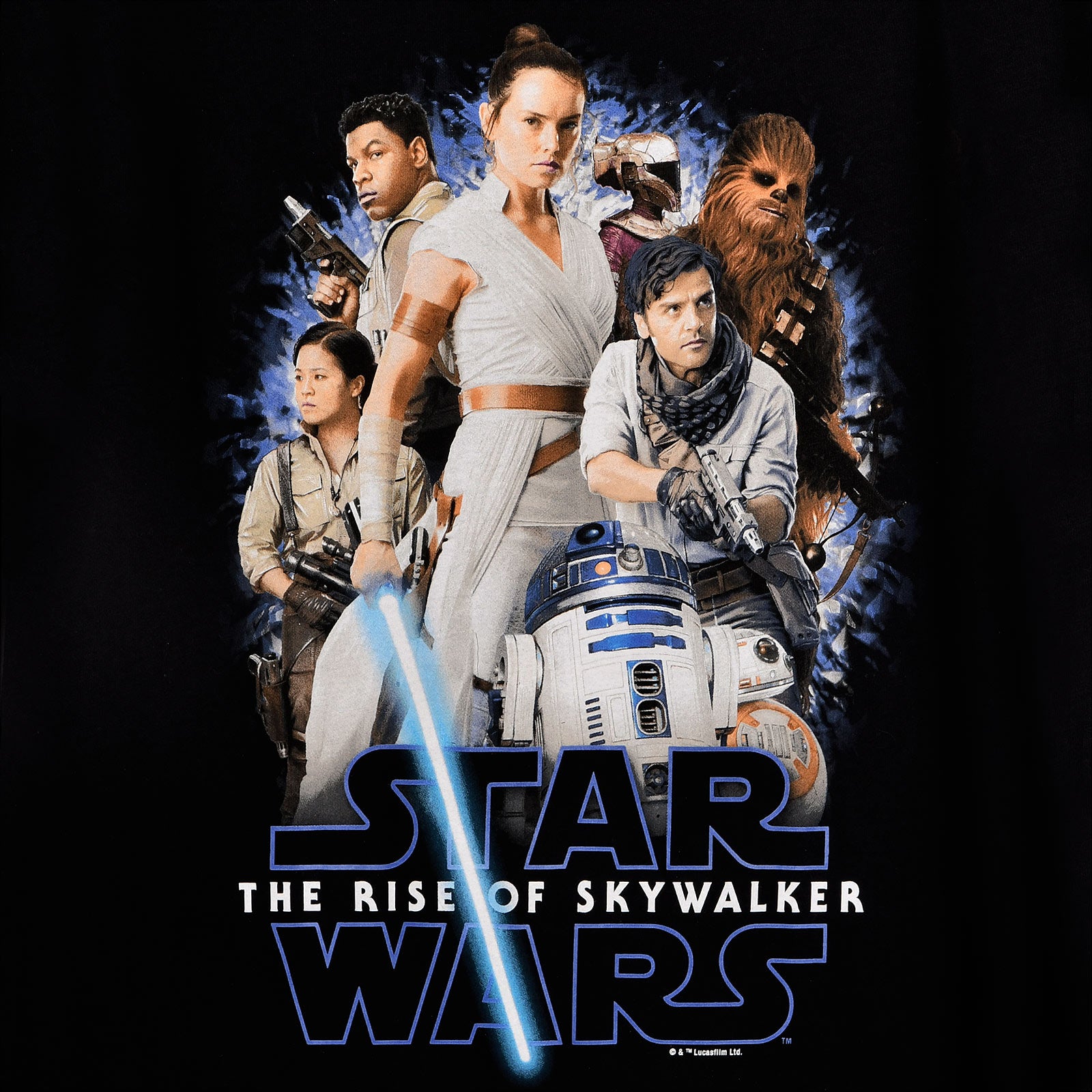 Produktbild Star Wars - The Rise of Skywalker Collage T-Shirt schwarz