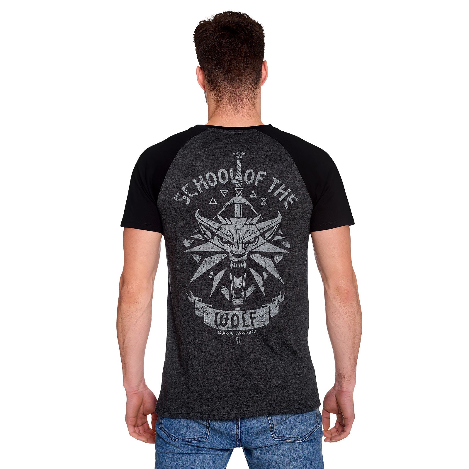 Produktbild Witcher - School of the Wolf T-Shirt grau