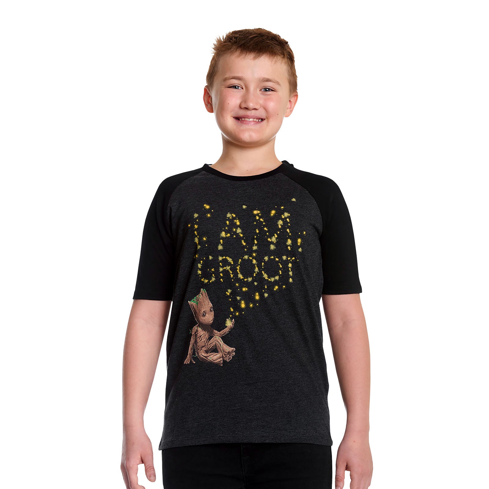 Produktbild Guardians of the Galaxy - Groot Glow in the Dark T-Shirt Kinder grau