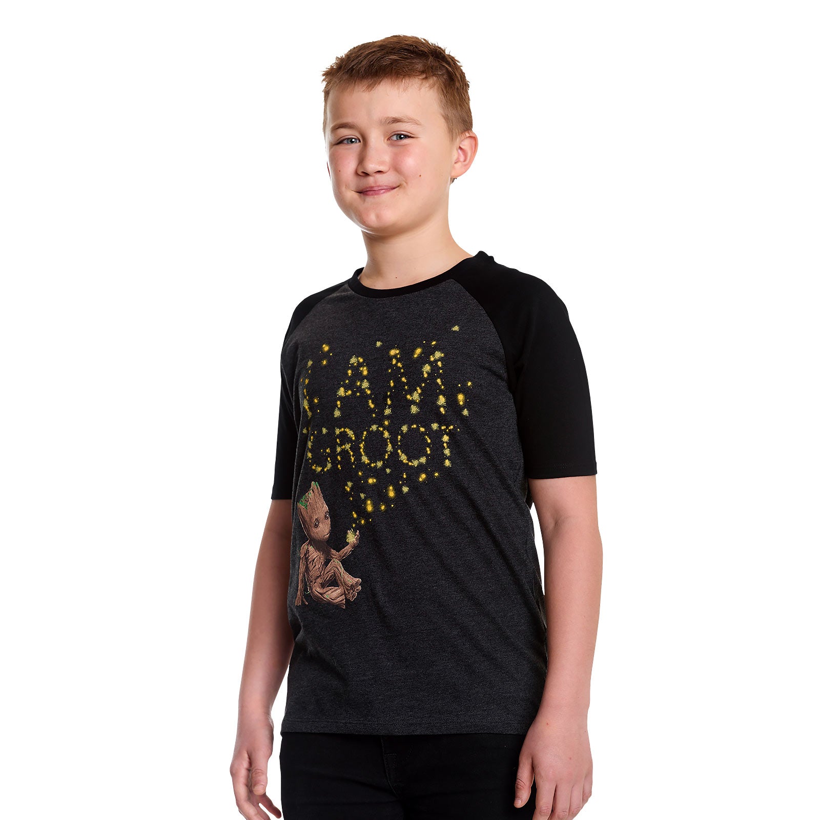 Produktbild Guardians of the Galaxy - Groot Glow in the Dark T-Shirt Kinder grau