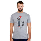 Produktbild Pennywise mit Herz Ballon T-Shirt für Stephen Kings ES Fans
