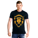 Produktbild World of Warcraft - Alliance Spray Logo T-Shirt blau
