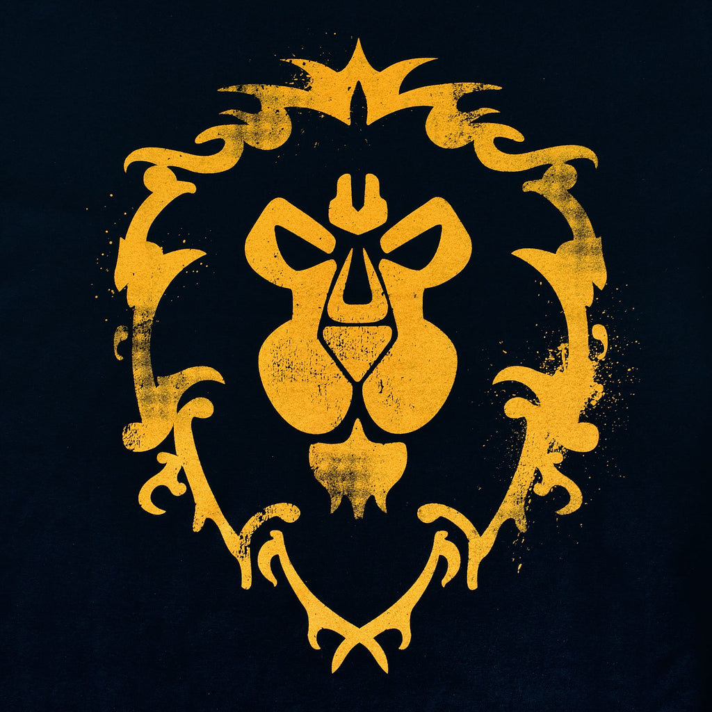 Produktbild World of Warcraft - Alliance Spray Logo T-Shirt blau