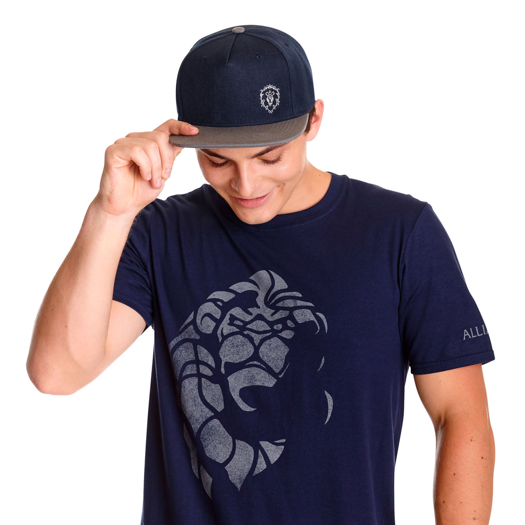 Produktbild World of Warcraft - Alliance Logo Snapback Cap blau-grau
