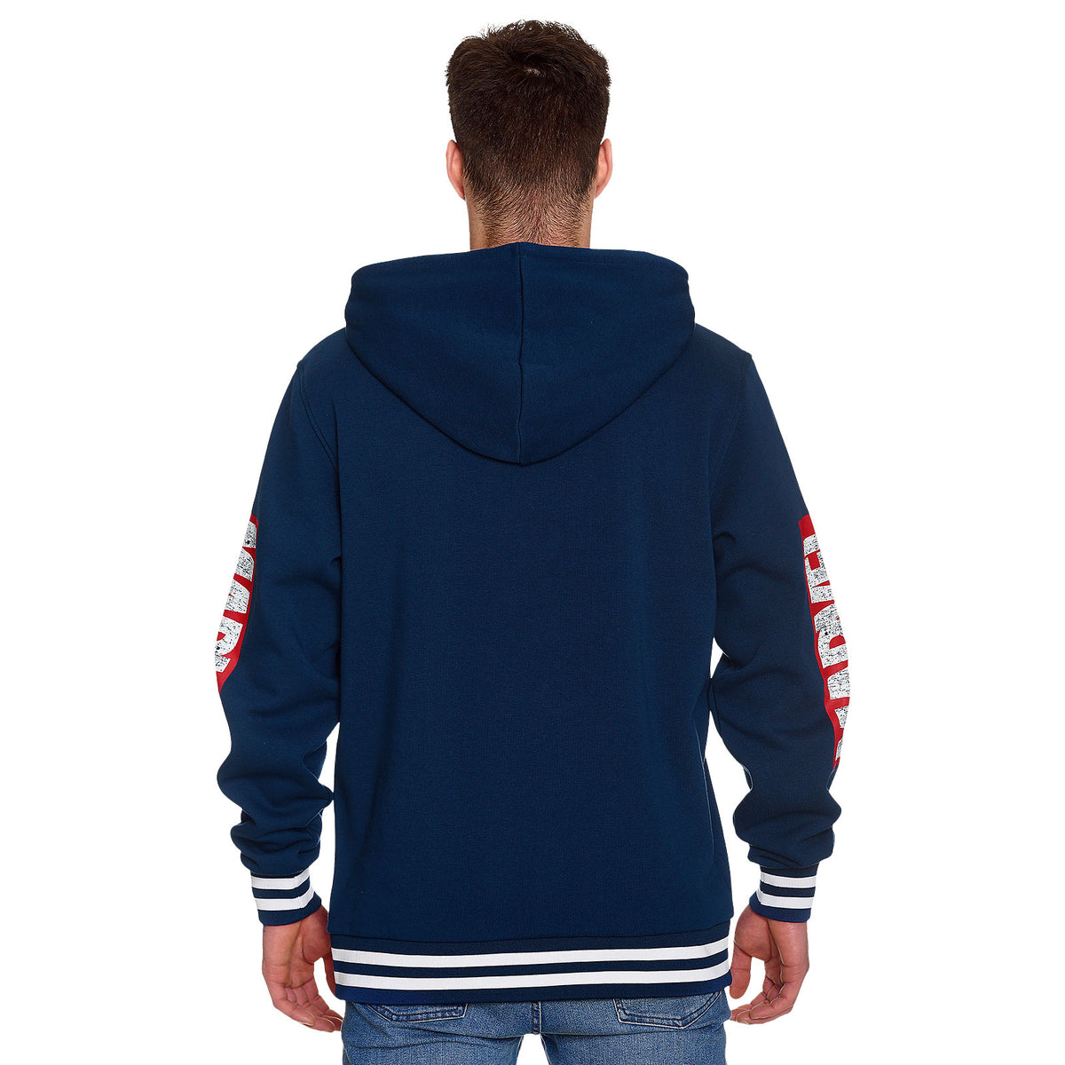 Produktbild Captain America - Shield Distressed Logo Hoodie blau