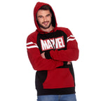 Produktbild Marvel - Logo Hoodie rot-schwarz