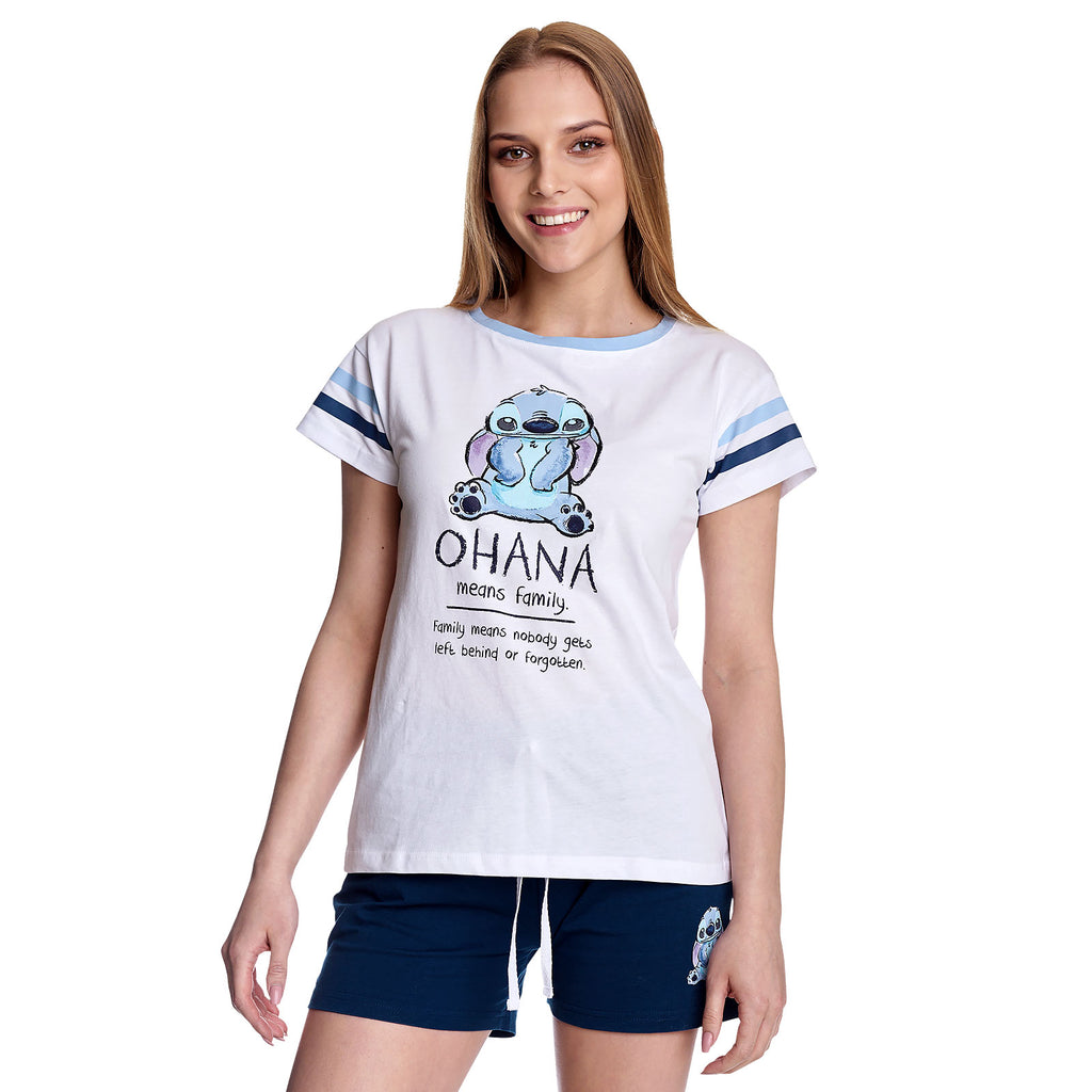 Produktbild Lilo & Stitch - Ohana Means Family Pyjama kurz Damen