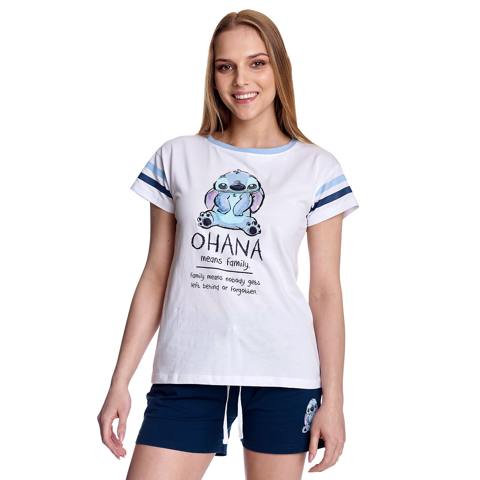 Produktbild Lilo & Stitch - Ohana Means Family Pyjama kurz Damen