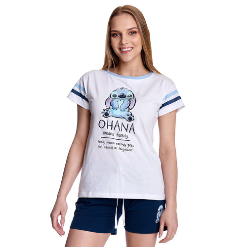 Produktbild Lilo & Stitch - Ohana Means Family Pyjama kurz Damen
